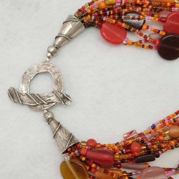 PS Pamela Scott Beaded Necklace #457 - Picture 6 of 15